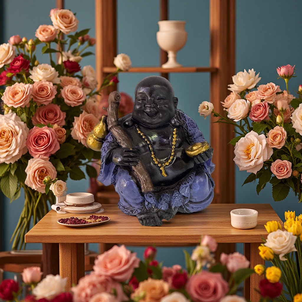Buddha statue decorative handicrafts, Zen decorative items, living room offerings for Buddha Specification image