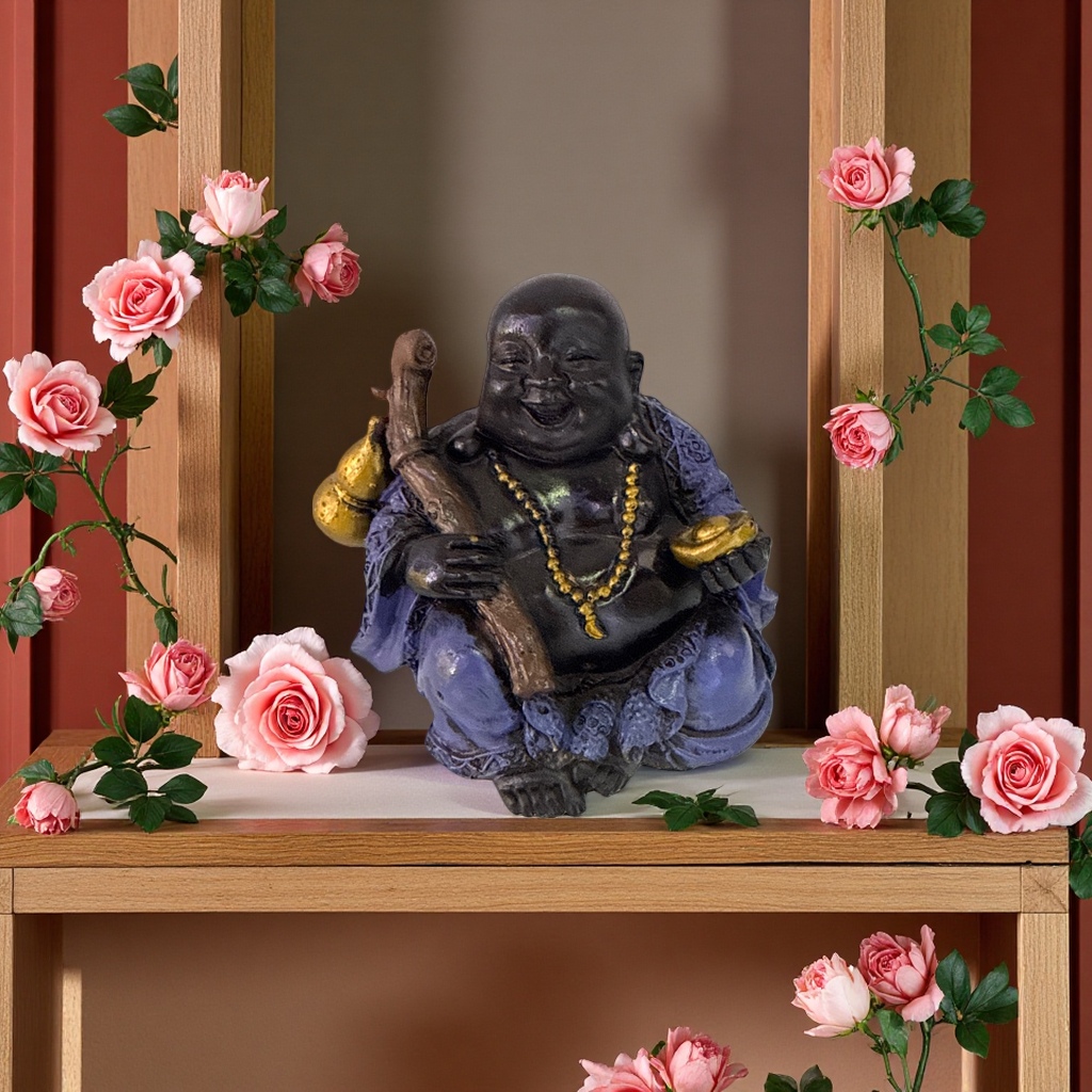 Buddha statue decorative handicrafts, Zen decorative items, living room offerings for Buddha