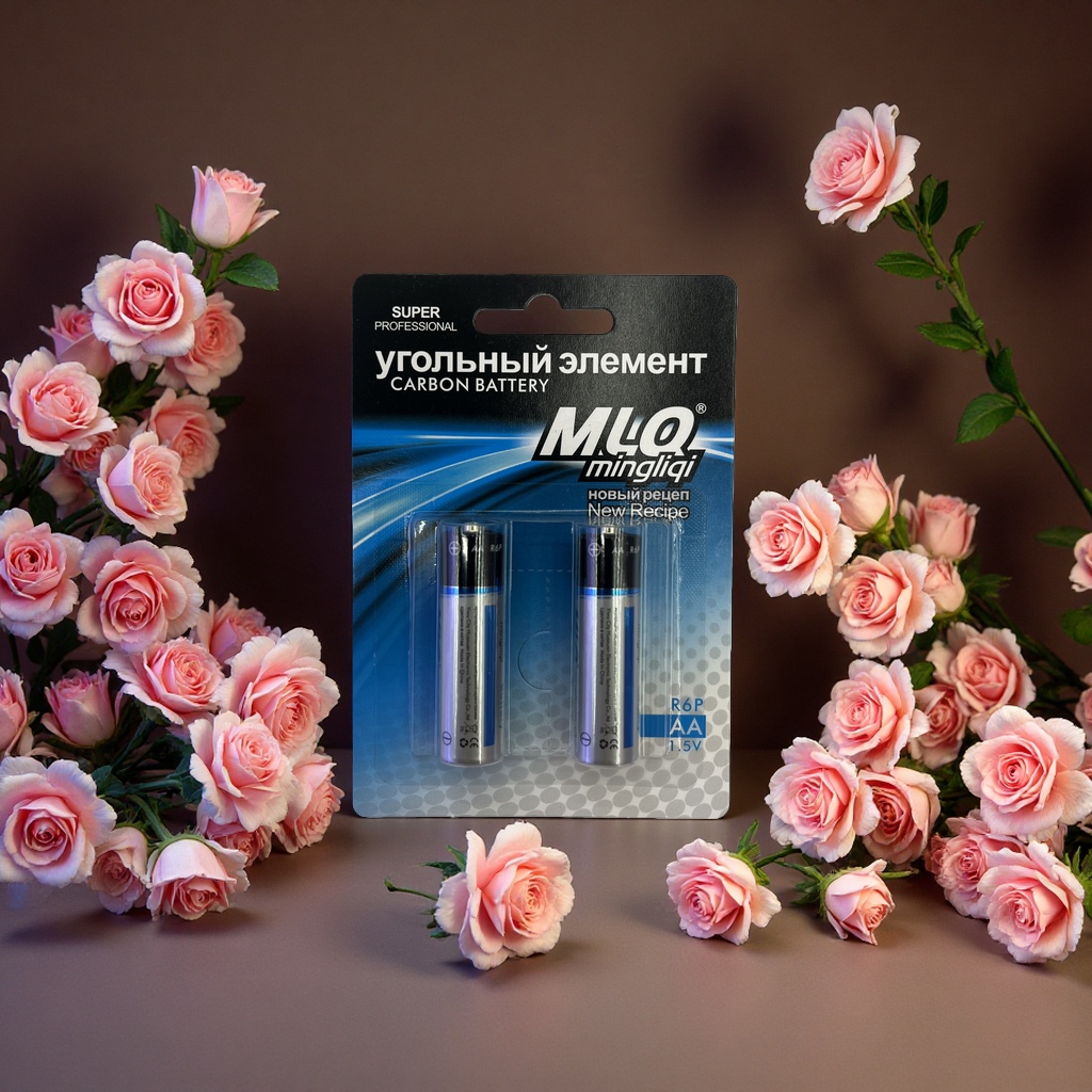 MLQ明力奇碳性电池AA 1.5V 5号装持久耐用高容量