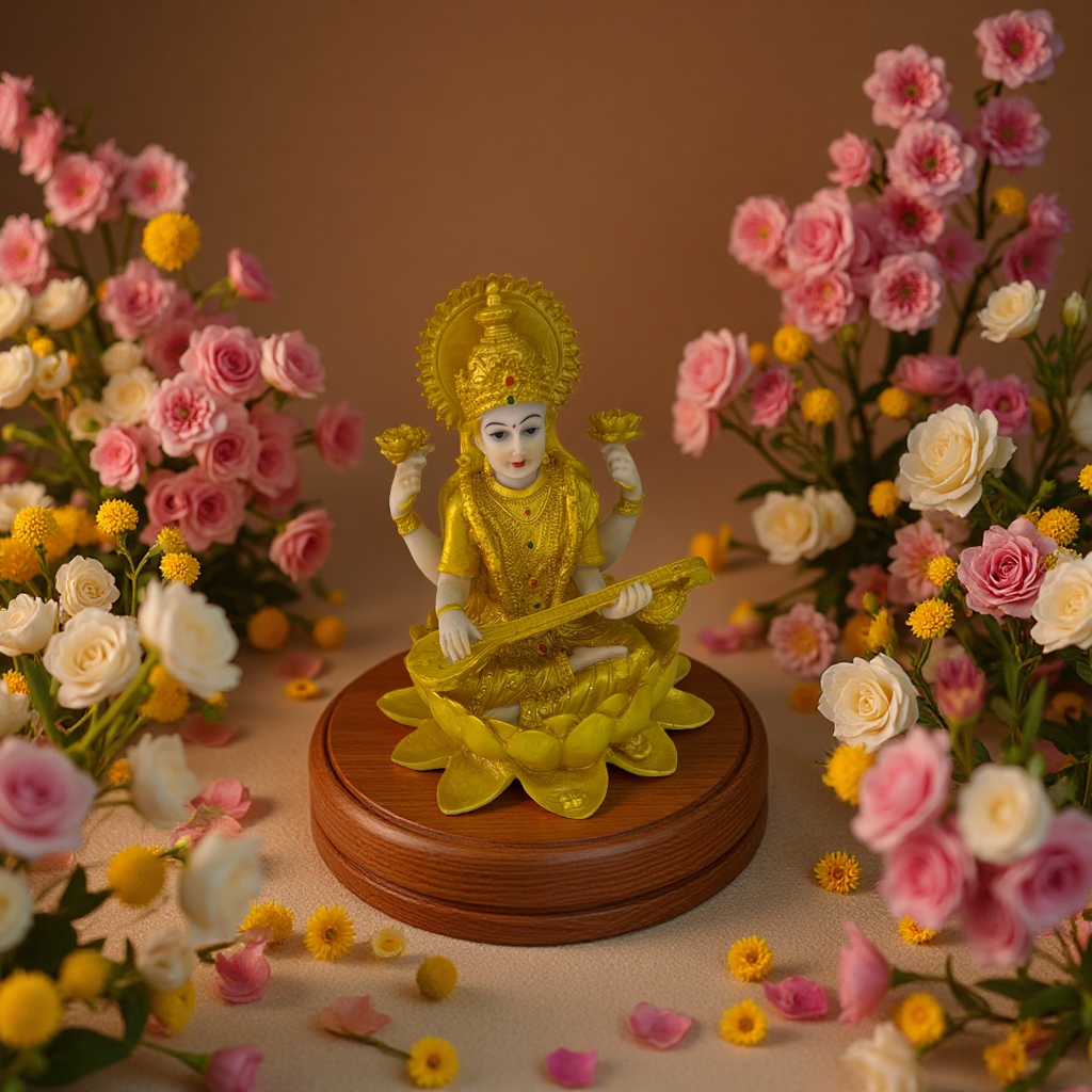 A thousand-handed Guanyin figure-piece, a Buddhist handicraft, a longevity and peace figure-piece, a beautiful decorative figure-piece Application Scenario