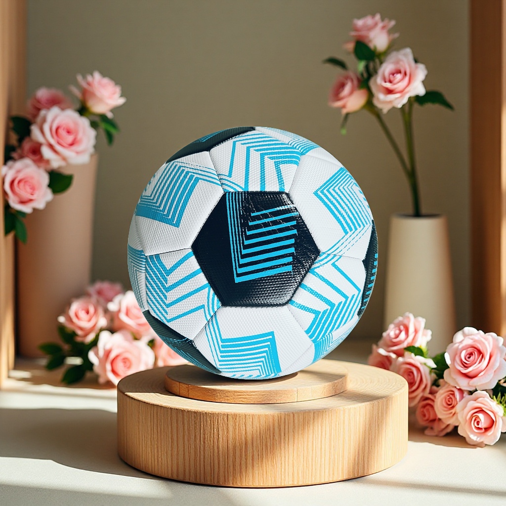 Machine-sewn No. 5 football professional training and competition ball, durable and anti-slip football Item Picture