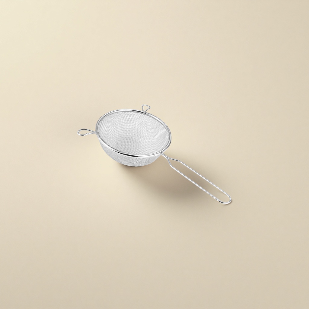 Stainless steel double-ear round-edge oil filter Specification image