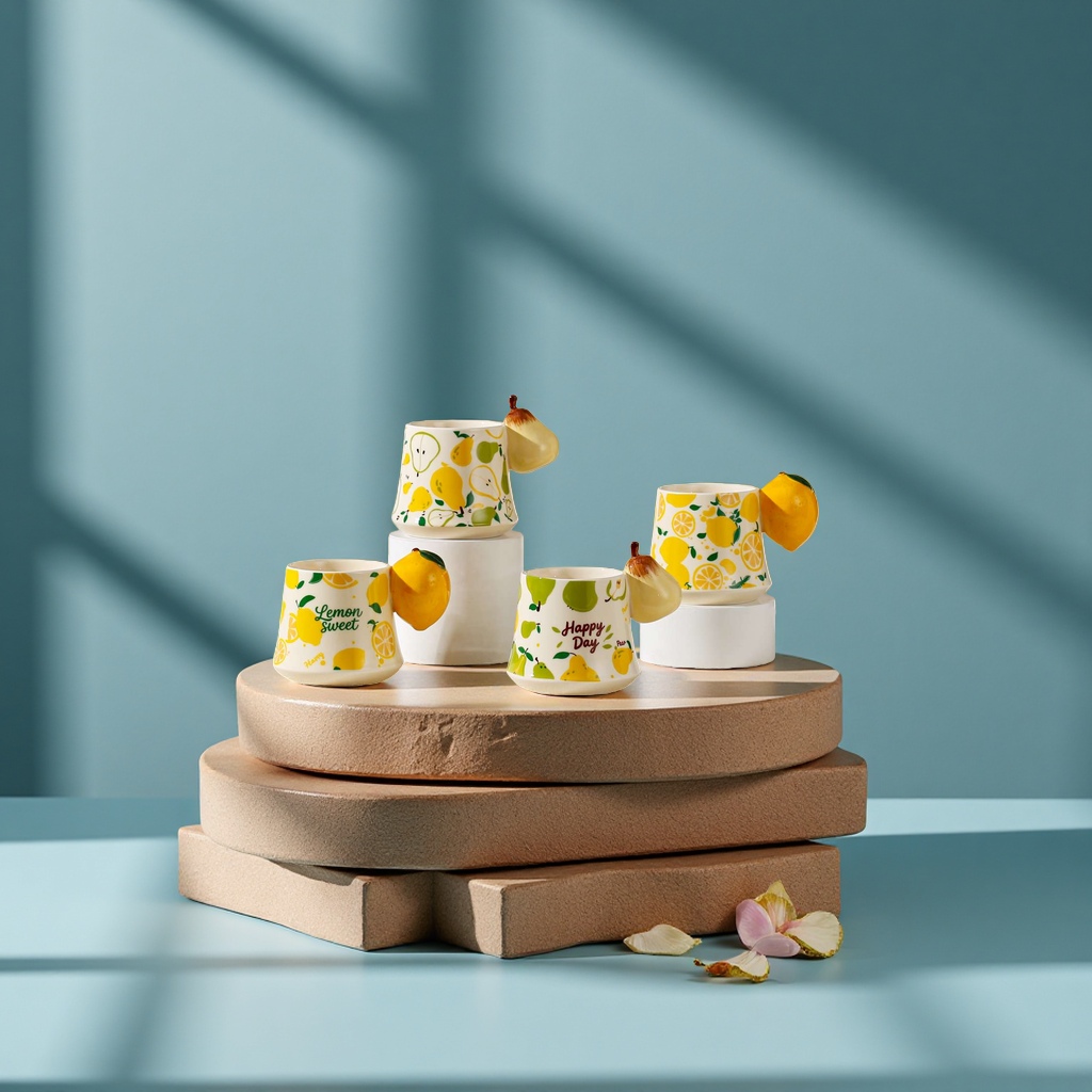 Haokai high borosilicate cup set, water cup, ceramic cup, insulated cup, household large capacity details Picture