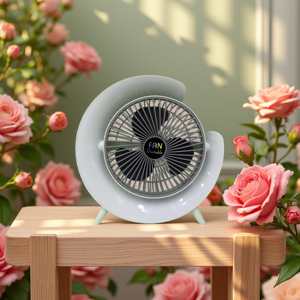 跑马灯电风扇，给您带去丝丝清凉产品图