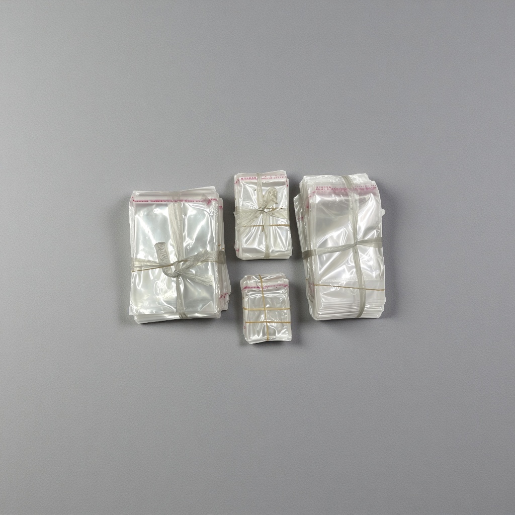 opp self-adhesive bags, multi-sized packaging bags, reusable sealed moisture-proof and fresh-keeping bags details Picture