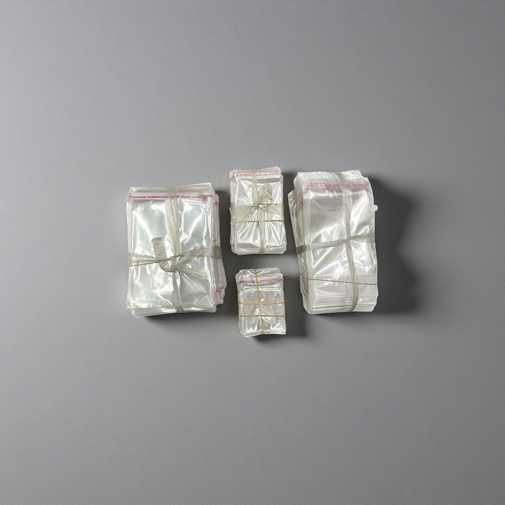 opp self-adhesive bags, multi-sized packaging bags, reusable sealed moisture-proof and fresh-keeping bags Specification image
