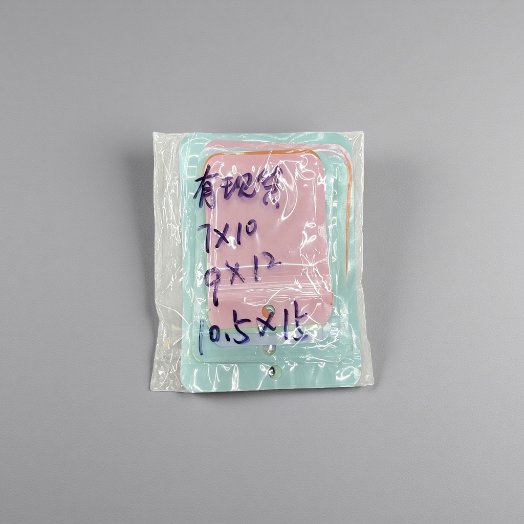 Colorful self-sealing bags, multi-sized sealed and reusable bags for preservation details Picture