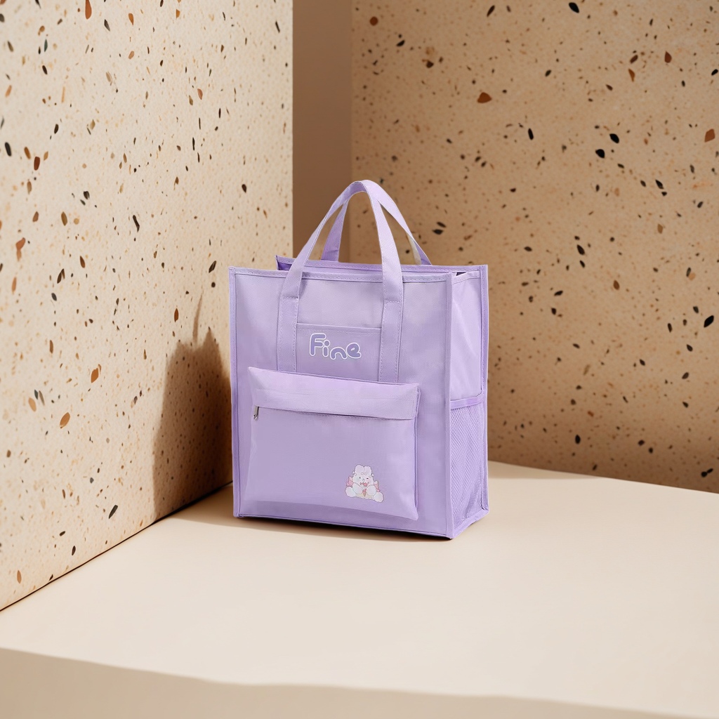 Frosted PVC gift handbag, large-capacity business packaging bag, suitable for home and office use Specification drawing
