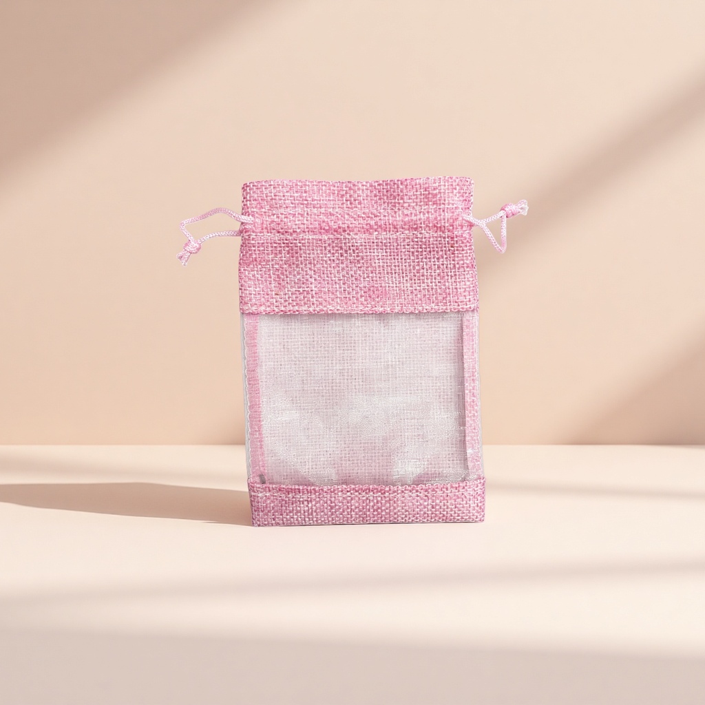Bolsa de organza bolsa de lino bolsa de ventana abierta bolsa de malla de patchwork organizador cosmético bolsa de almacenamiento venta al por mayor Application Scenario
