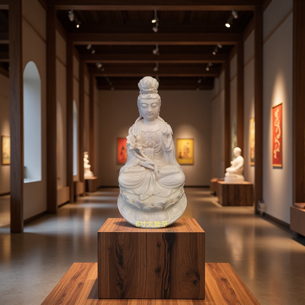 Dehua porcelain Buddha statues details Picture