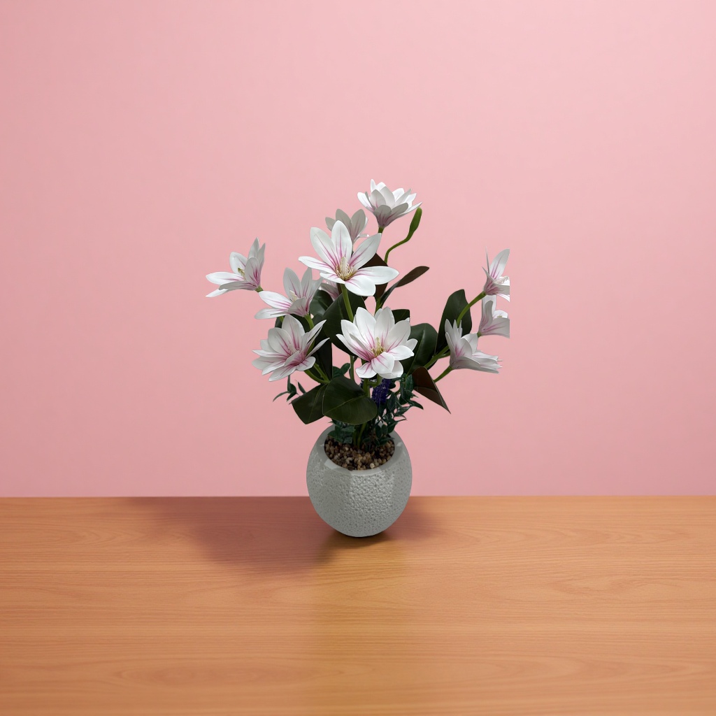 Artificial potted plants, indoor decorative green plants, artificial green plant potted plants, home ornaments Specification image