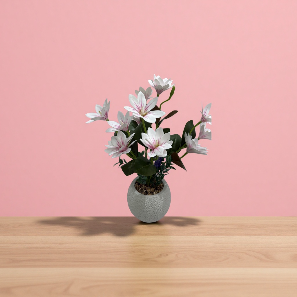 Artificial potted plants, indoor decorative green plants, artificial green plant potted plants, home ornaments
