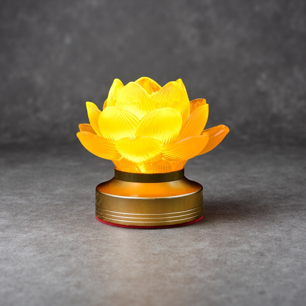 Rechargeable lotus lantern night light outdoor courtyard decorative light waterproof and dustproof Application Scenario