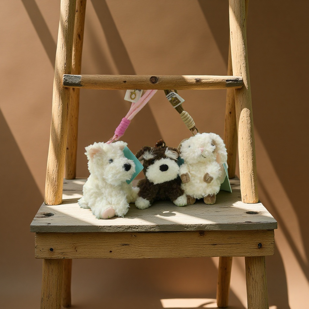 "Love the genuine Little White Rabbit plush toy, Xigadi Schnauzer plush doll, couple children's birthday gift. Item Picture