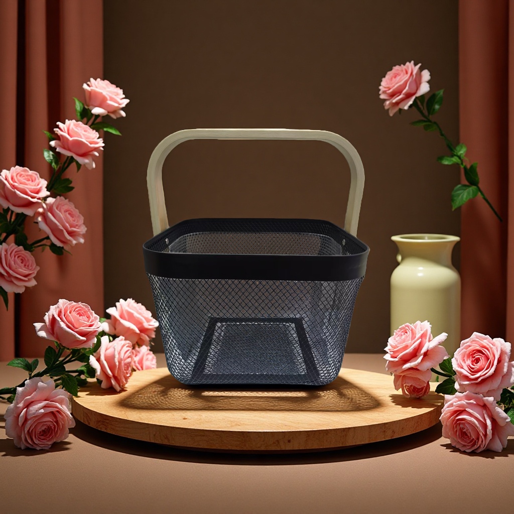 Iron wire hooks, bathroom rack, bowl rack, fruit basket, tissue holder Specification image