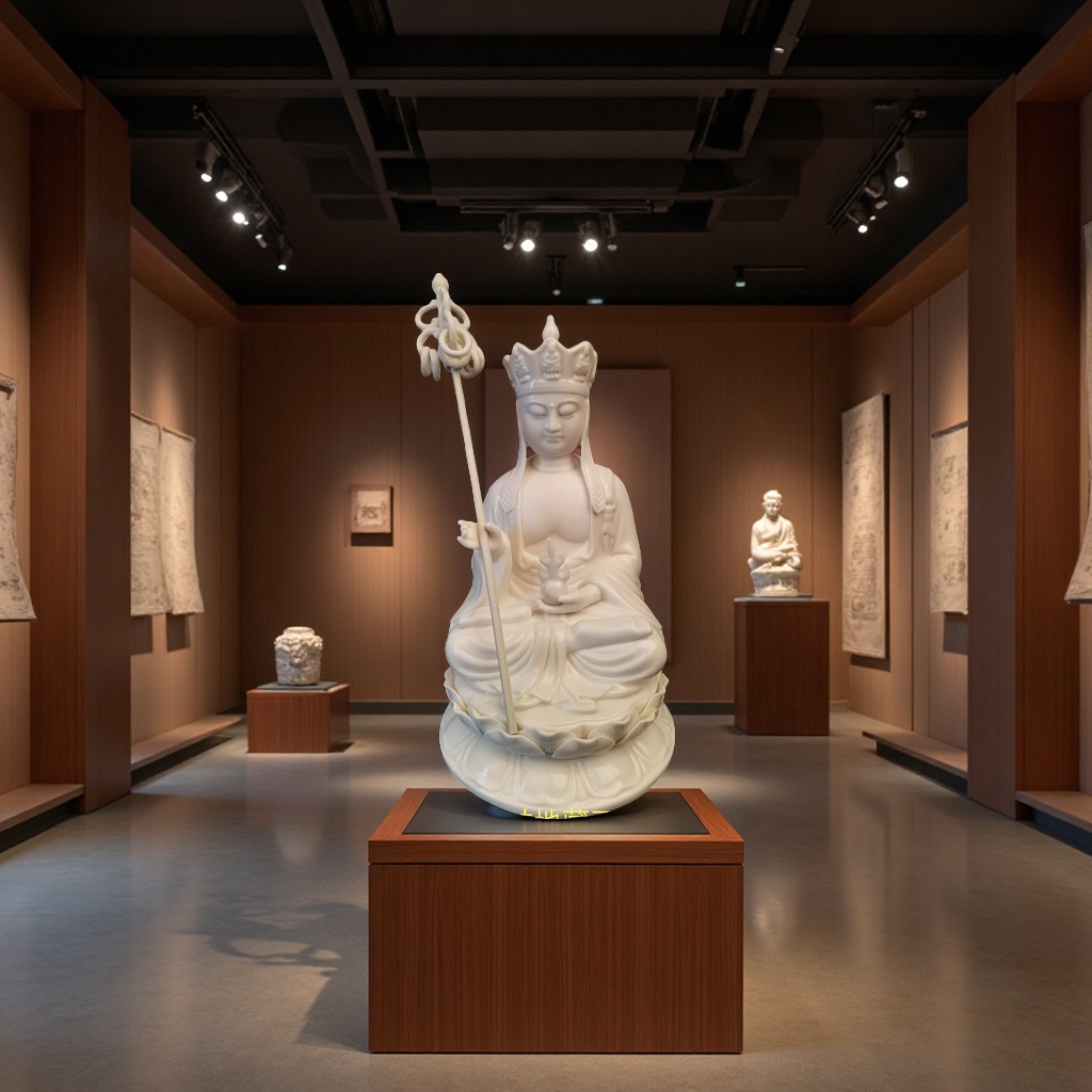 陶瓷佛像全白的