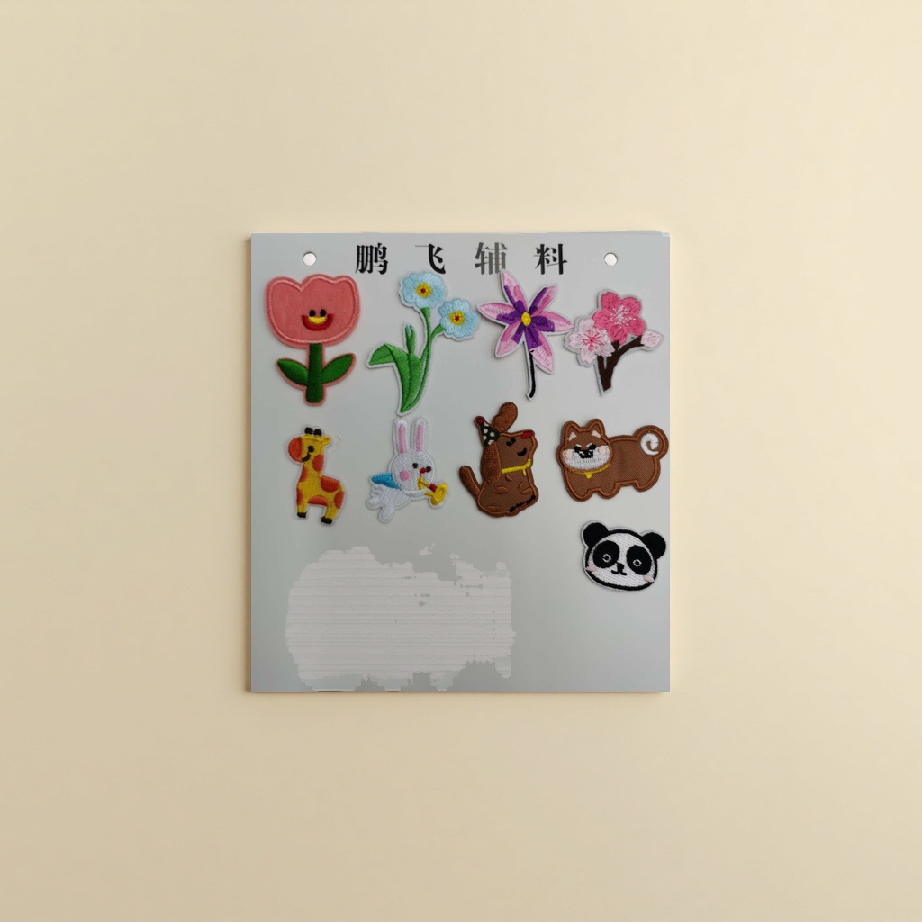 Patchwork, magic self-adhesive fabric, embroidery patch, plush patch patch Application Scenario