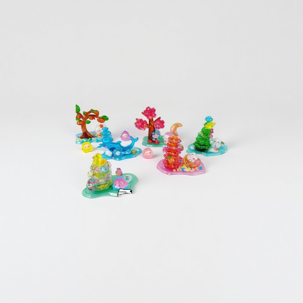 角落萌物3D立体浮雕贴纸卡通可爱DIY装饰多款现货贴纸