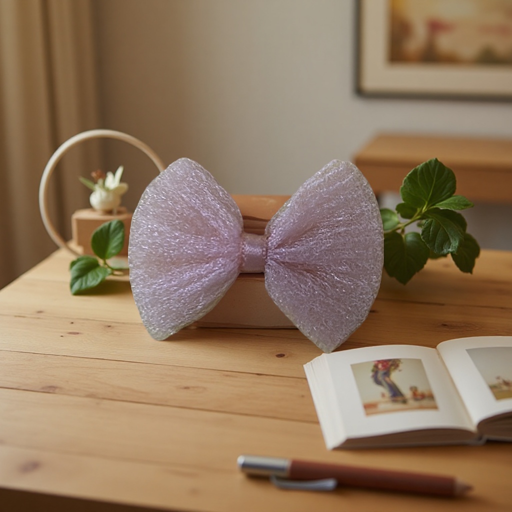 Bow hair accessory, cute and sweet for girls, fashionable hair tie, hair band for girls details Picture