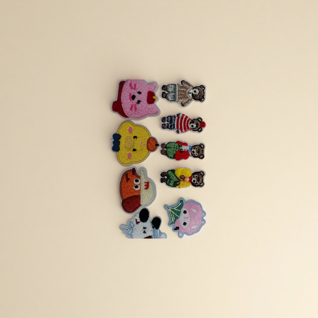 The Baitai cloth, magic self-adhesive cloth, embroidery patch, plush patch, waterproof and anti-slip patch, firmly adhered, soft and sewn