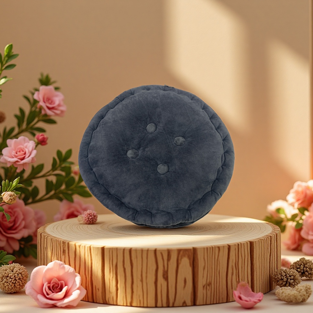 Round thickened seat cushion, comfortable and anti-slip seat cushion, soft cushion for office and home use details Picture