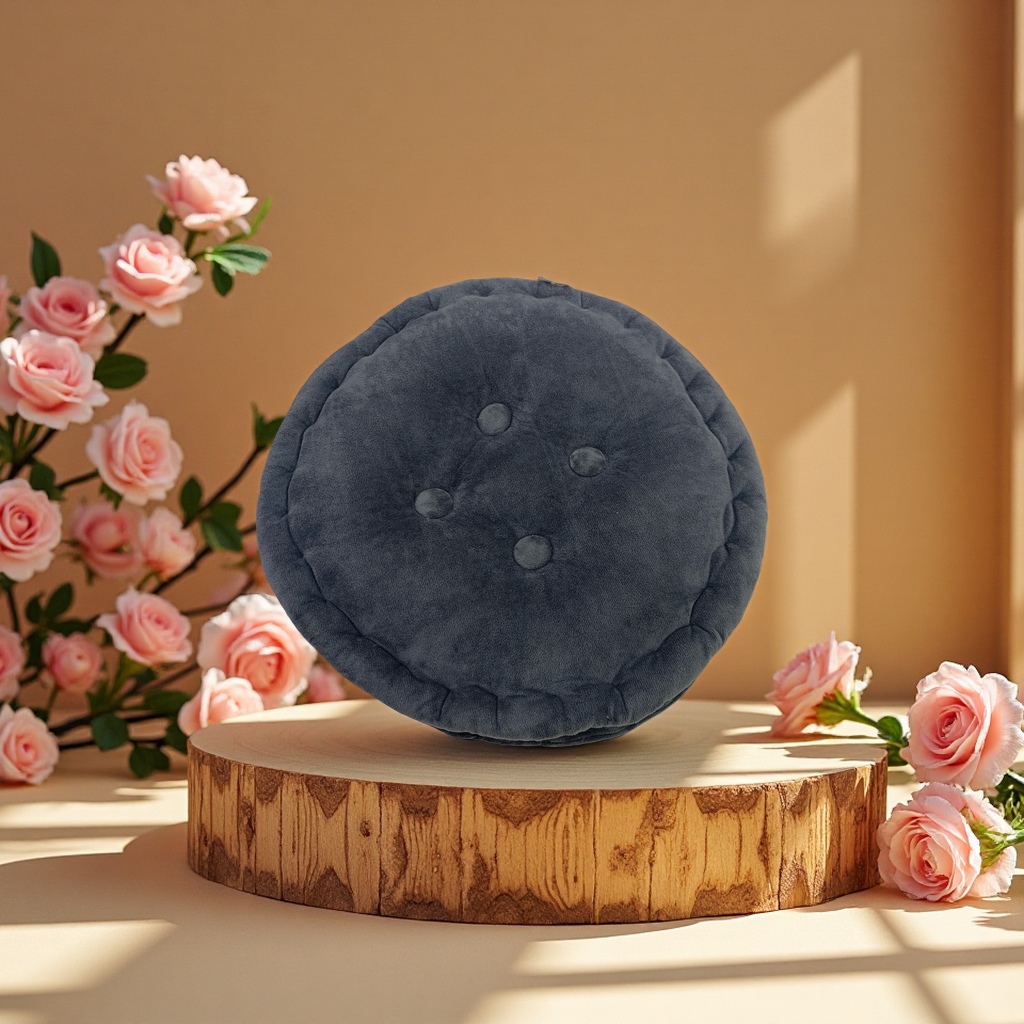 Round thickened seat cushion, comfortable and anti-slip seat cushion, soft cushion for office and home use
