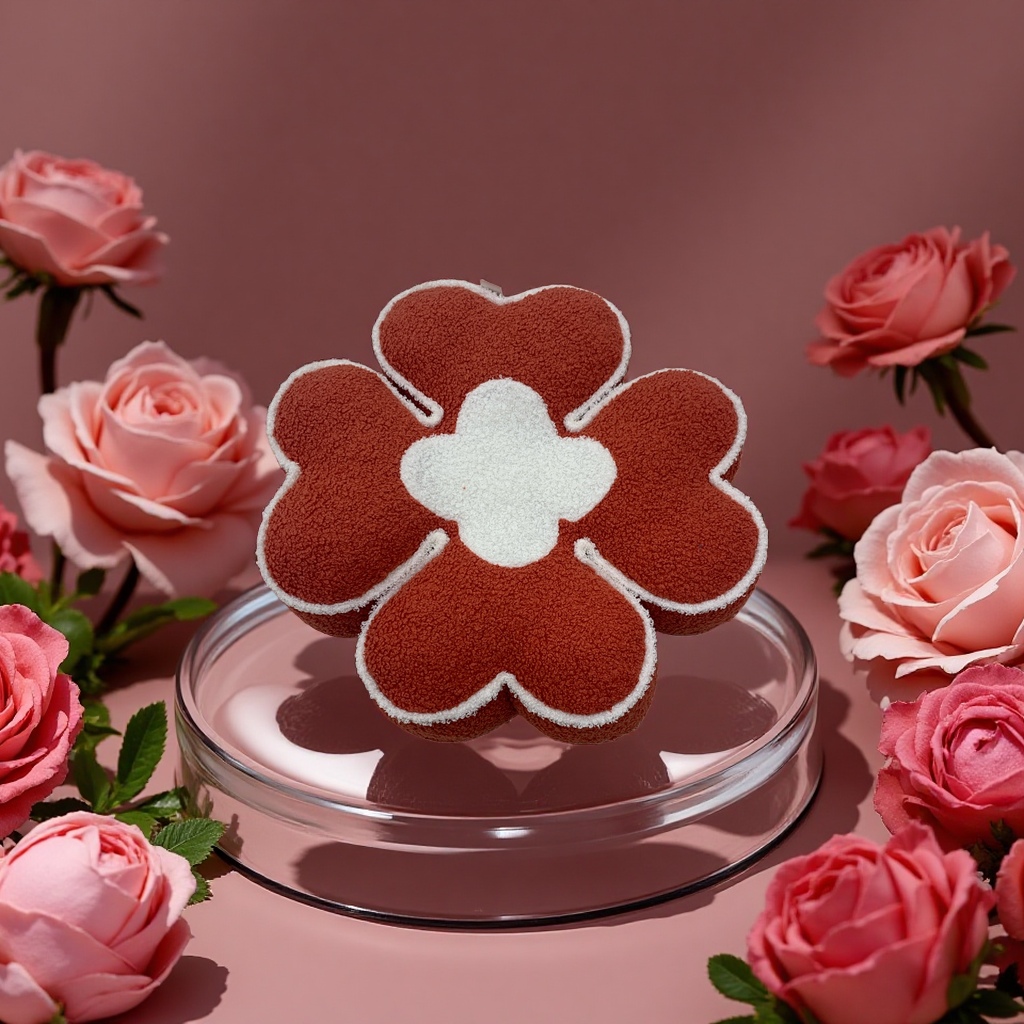 Four-leaf clover car seat cushion, anti-slip, breathable, thickened seat cushion, driver's seat cushion, home and office chair cushion Specification image