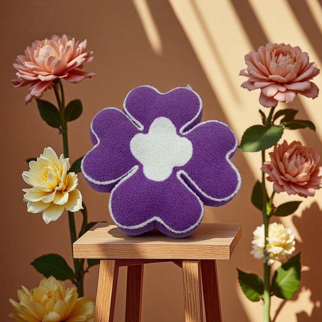 Four-leaf Clover car seat cushion, anti-slip, breathable, thickened seat cushion, driver's seat cushion, home office chair cushion 115715922 details Picture
