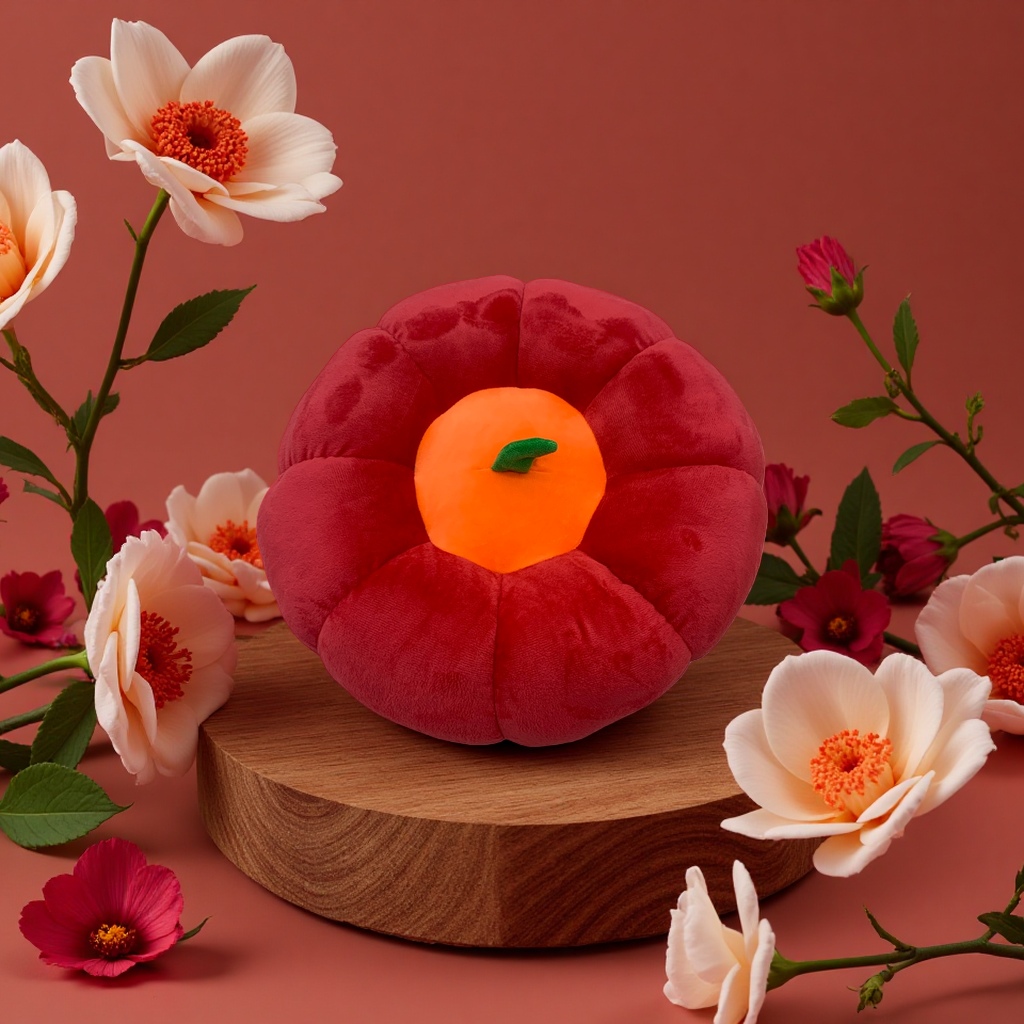 Pumpkin-shaped seat cushion, comfortable, breathable and anti-slip seat cushion, home car seat cushion Specification image
