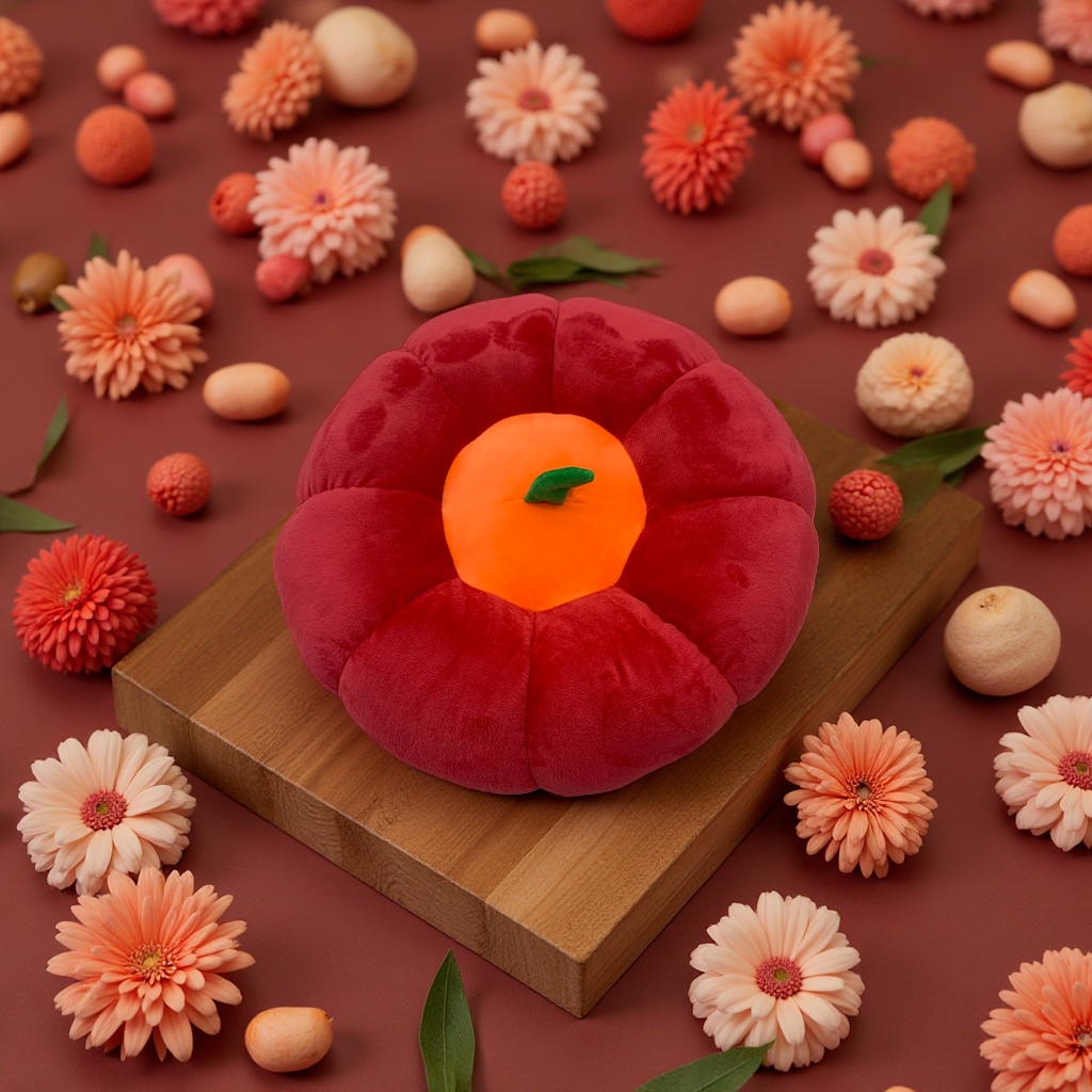 Pumpkin-shaped seat cushion, comfortable, breathable and anti-slip seat cushion, home car seat cushion details Picture