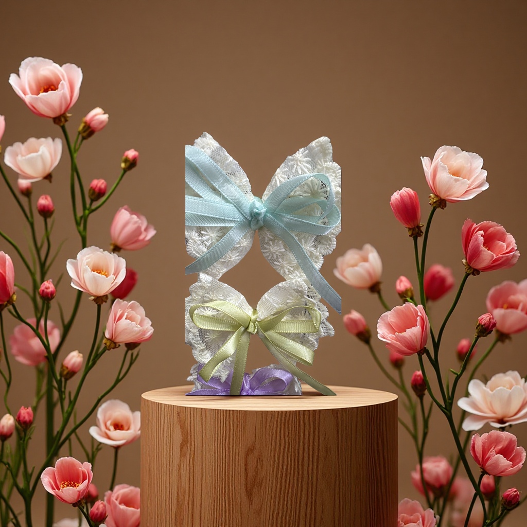 Fashionable bow hair accessories, cute little bow hair clips, universal children's hair accessories Specification image