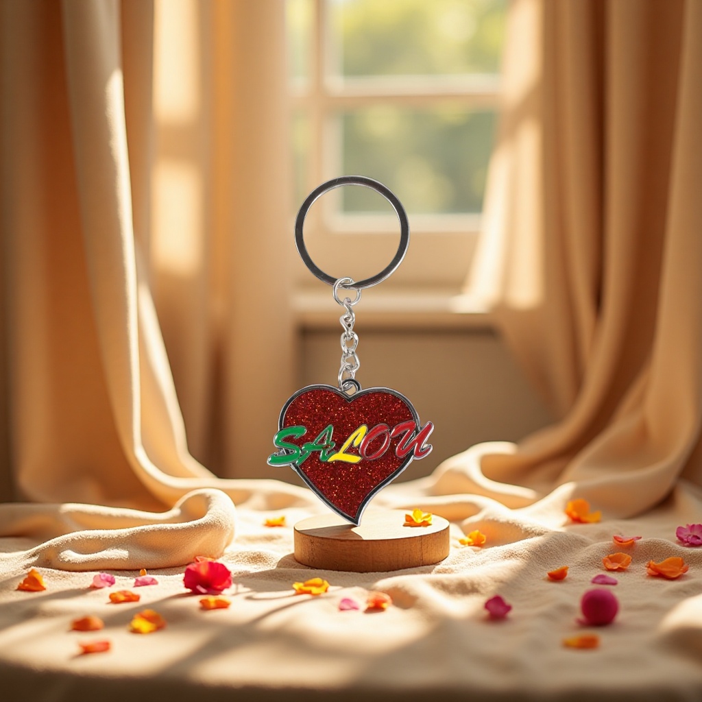 Sandgold genuine leather multi-functional keychain pendant key chain Application Scenario