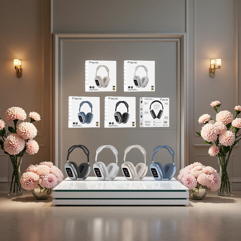 This is a universal model of Bluetooth headphones with wireless noise cancellation, high-definition sound quality and long battery life details Picture