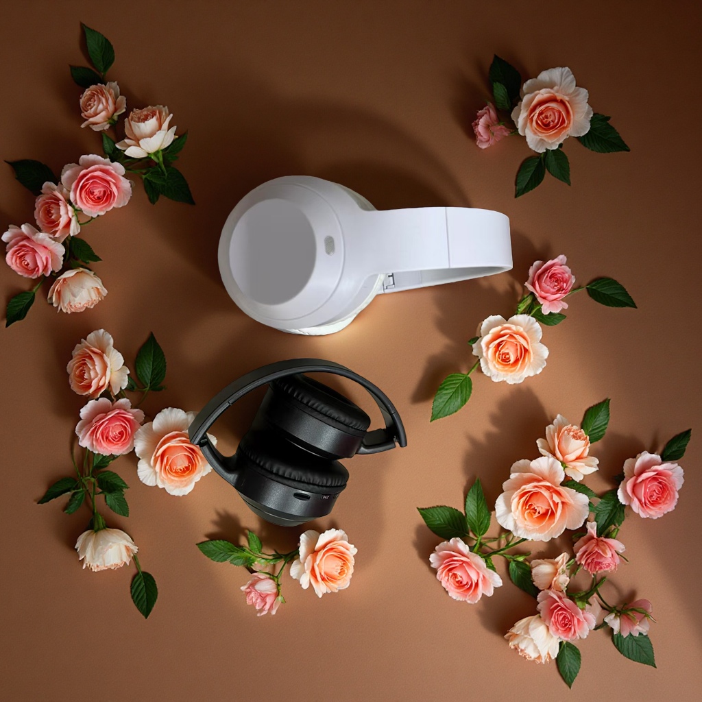 The M5 Bluetooth headphones feature wireless noise cancellation, high-definition sound quality and long battery life Specification image