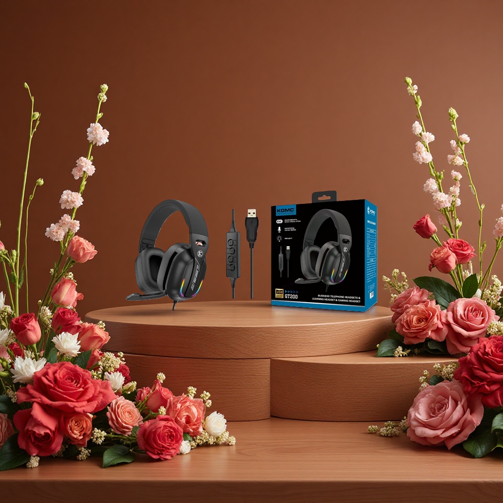 Razer Phantom Tomahawk over-ear gaming headphones with noise-cancelling and high-fidelity audio effects, specifically designed for e-sports details Picture