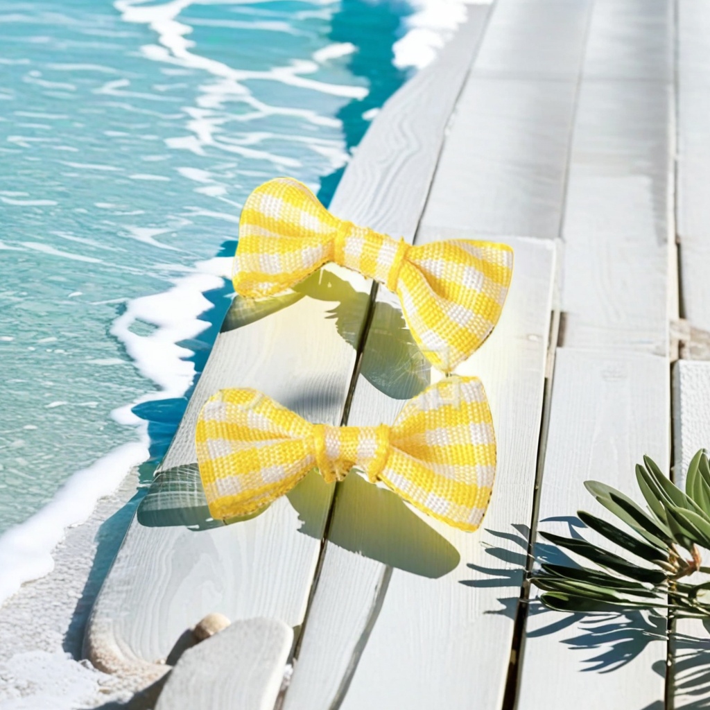 Bow hair accessory, cute and sweet for girls, hair tie, fashionable hair band, girls' hair tie 123649183 Specification image