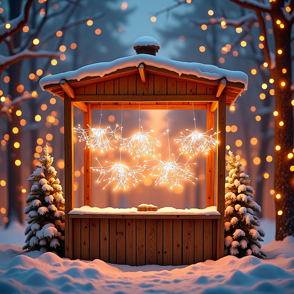 Fireworks curtain lights, 5 hanging 500 lights Specification image