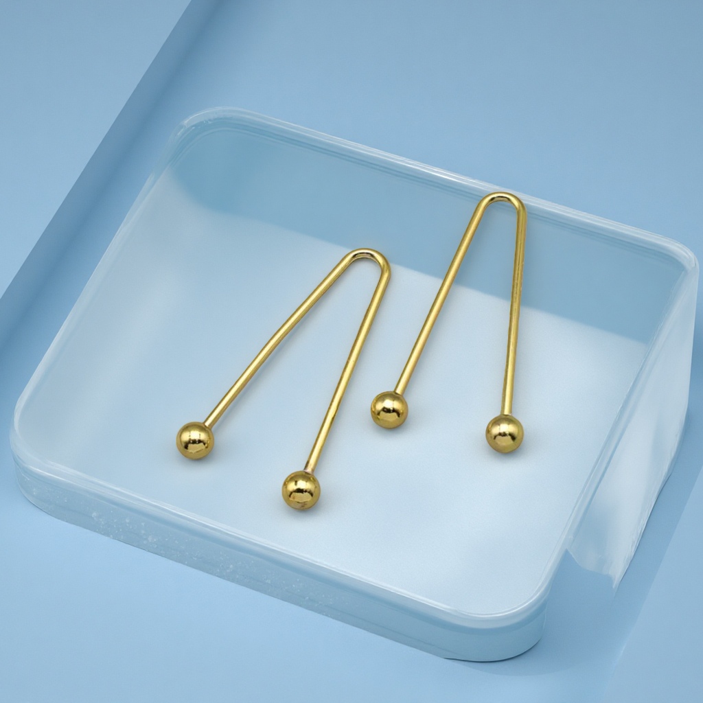 New non-magnetic adjustable buckle, alloy heart-shaped connecting buckle, swimwear accessories, electroplated underwear accessories, clothing accessories wholesale details Picture