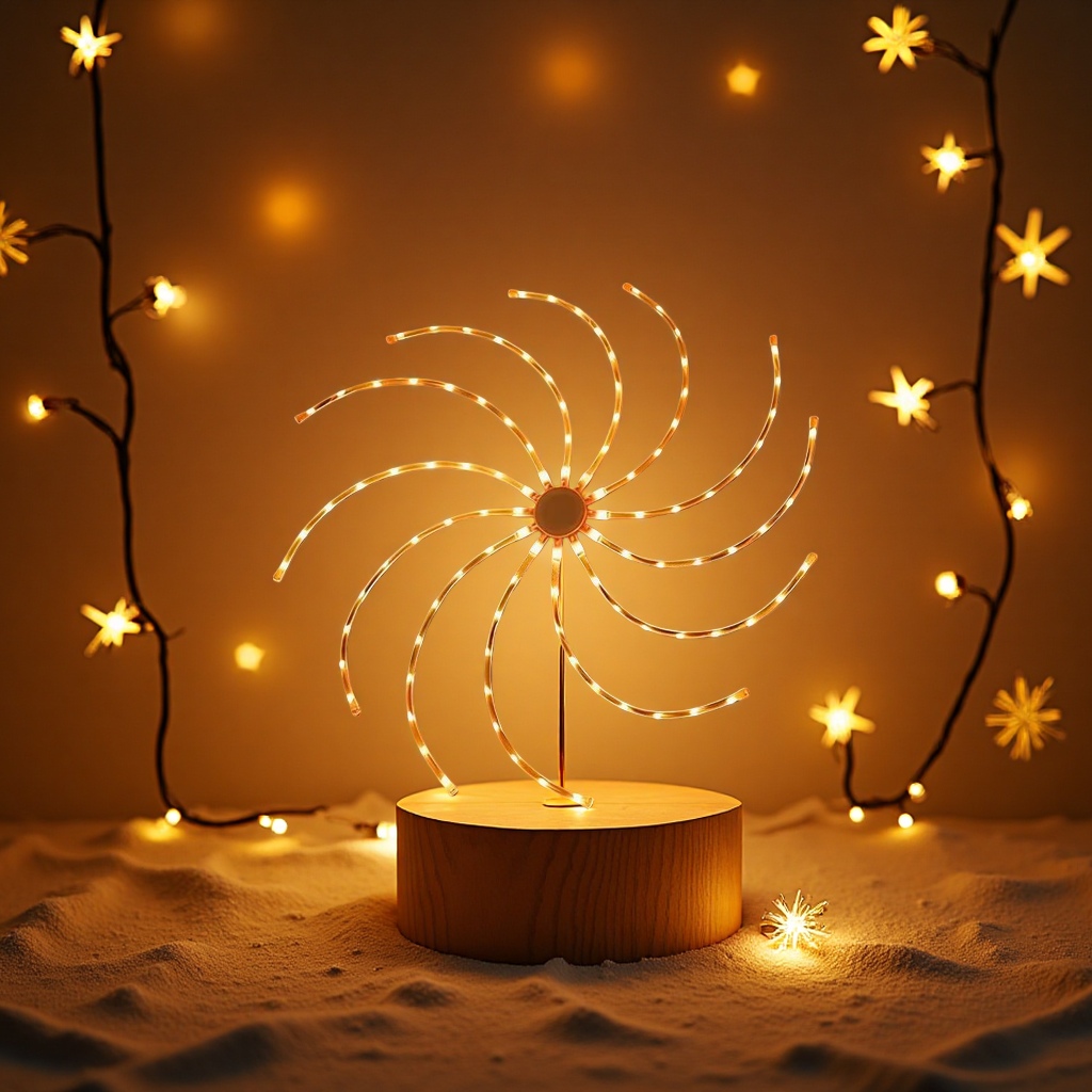Bagua Windmill, 70 cm, Christmas decorative light details Picture