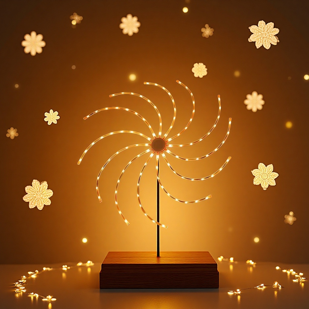 Bagua Windmill, 70 cm, Christmas decorative light Application Scenario