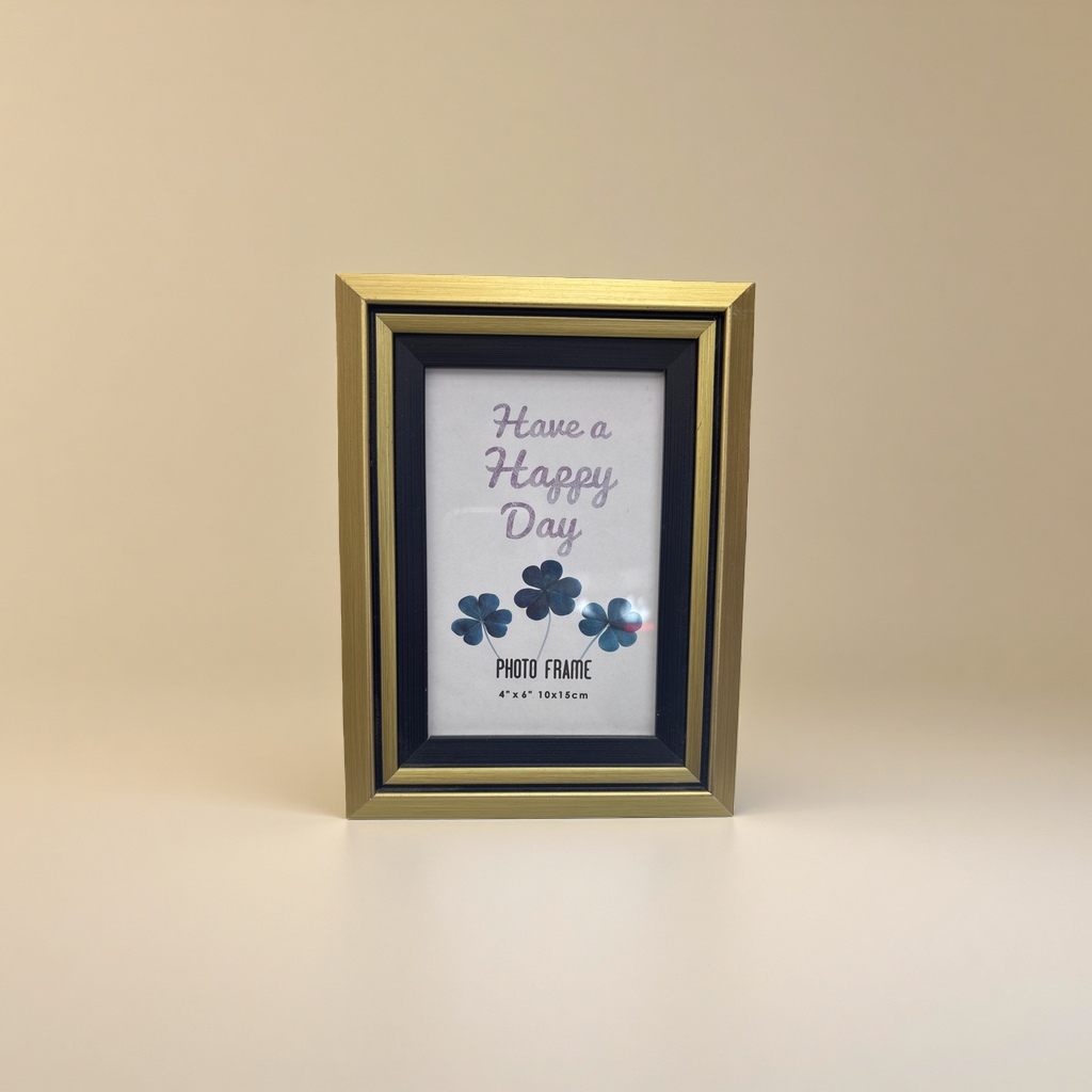 Imitation metal photo frame home decoration handicrafts, simple style living room and bedroom ornaments details Picture