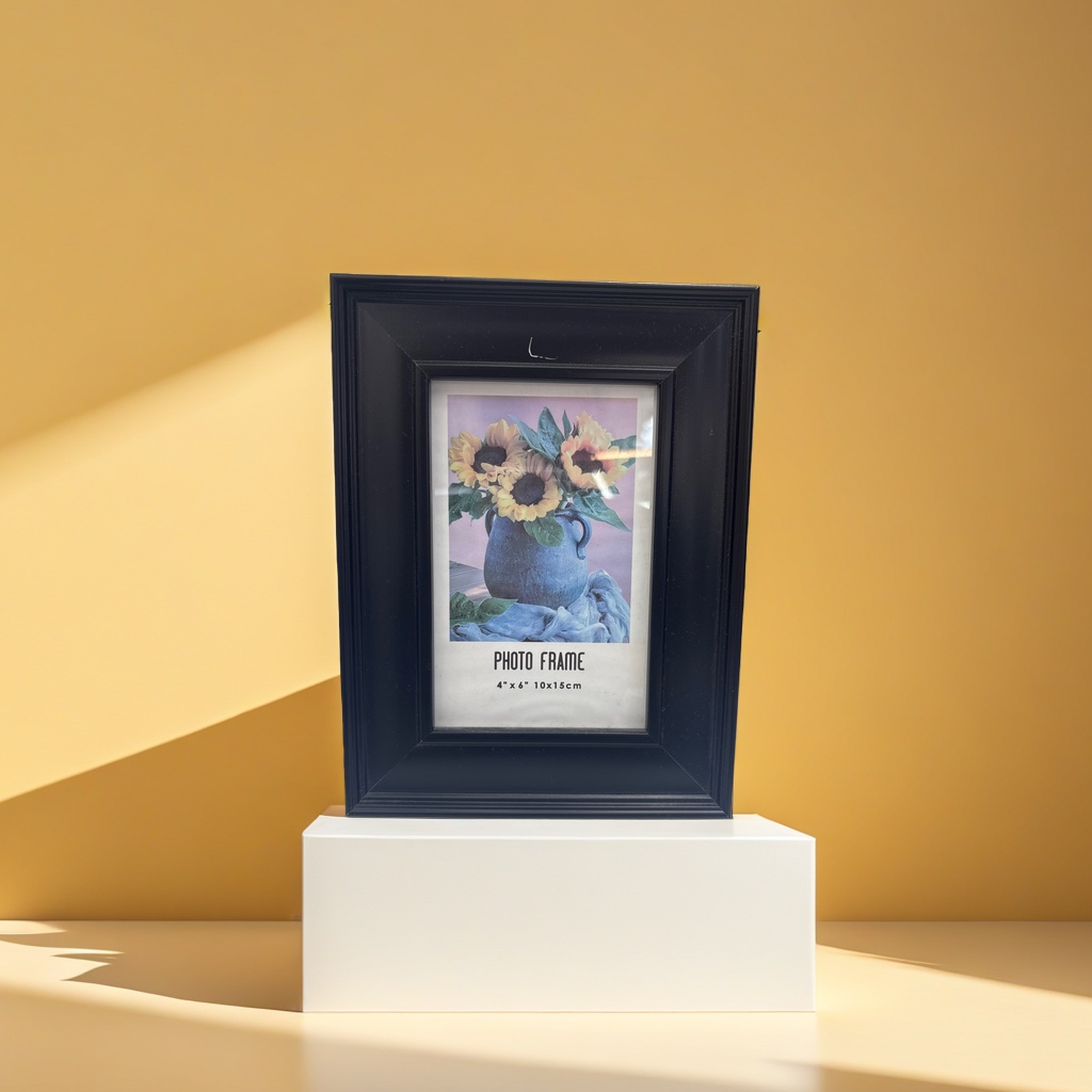 Black-framed photo frames, home decoration picture frames, living room decorative ornaments Specification image