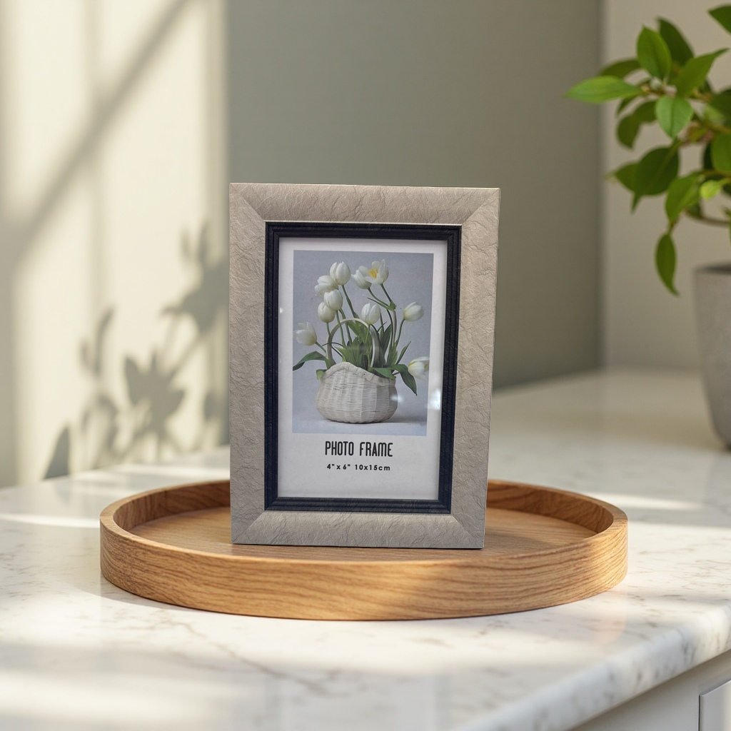 Imitation marble home decoration photo frame ornaments are simple and artistic decorative items details Picture