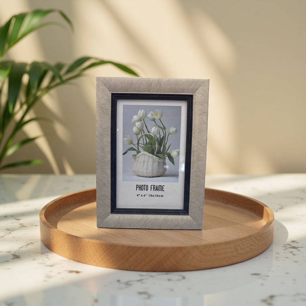 Imitation marble home decoration photo frame ornaments are simple and artistic decorative items Specification image