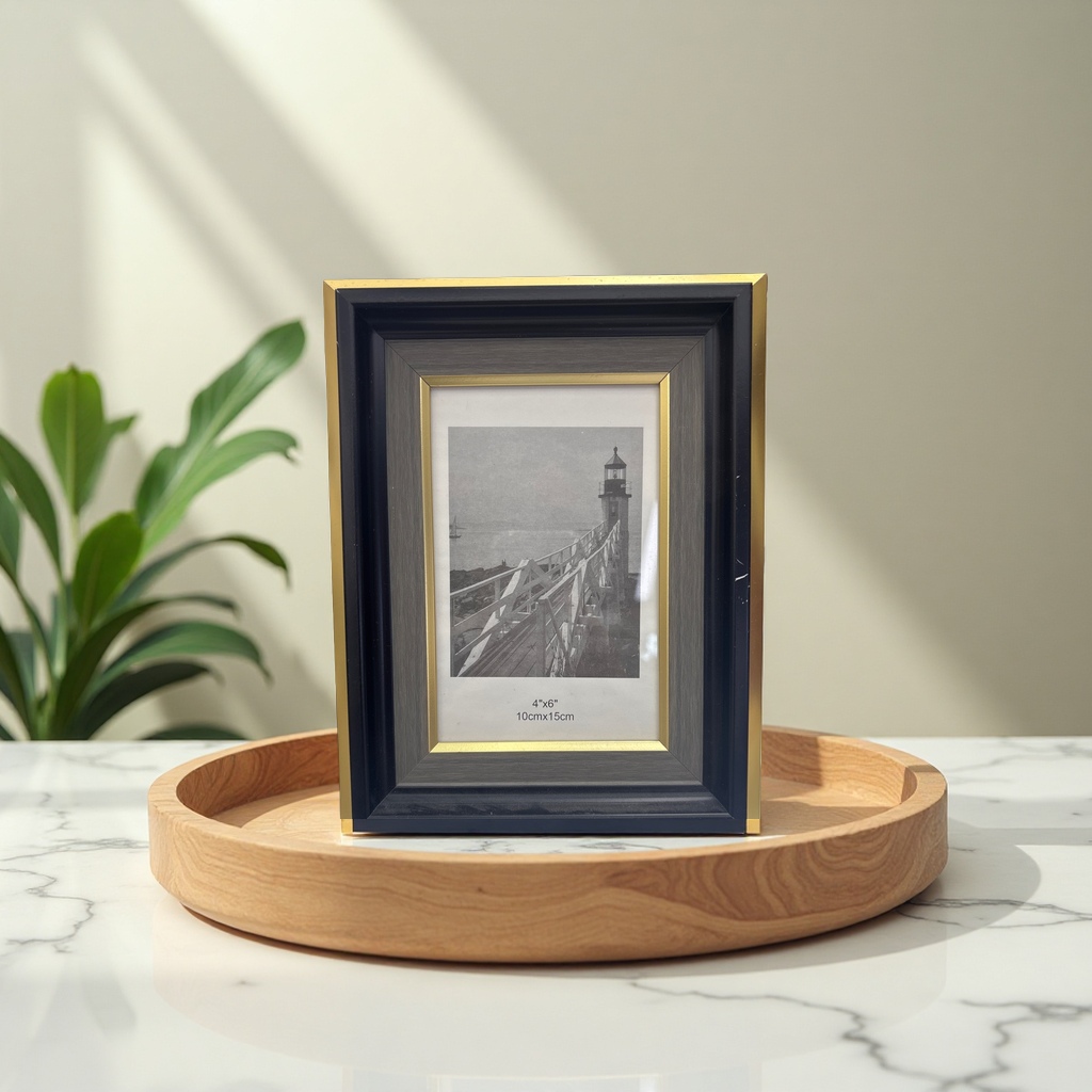 Metal-like home decoration photo frames and living room decorative items for export Specification image