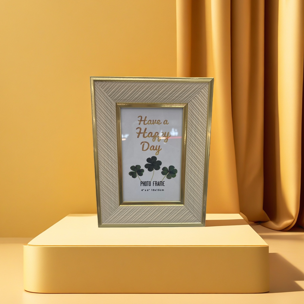 Imitation metal decorative photo frame 30x40cm, simple style home decoration picture frame, excellent gift details Picture