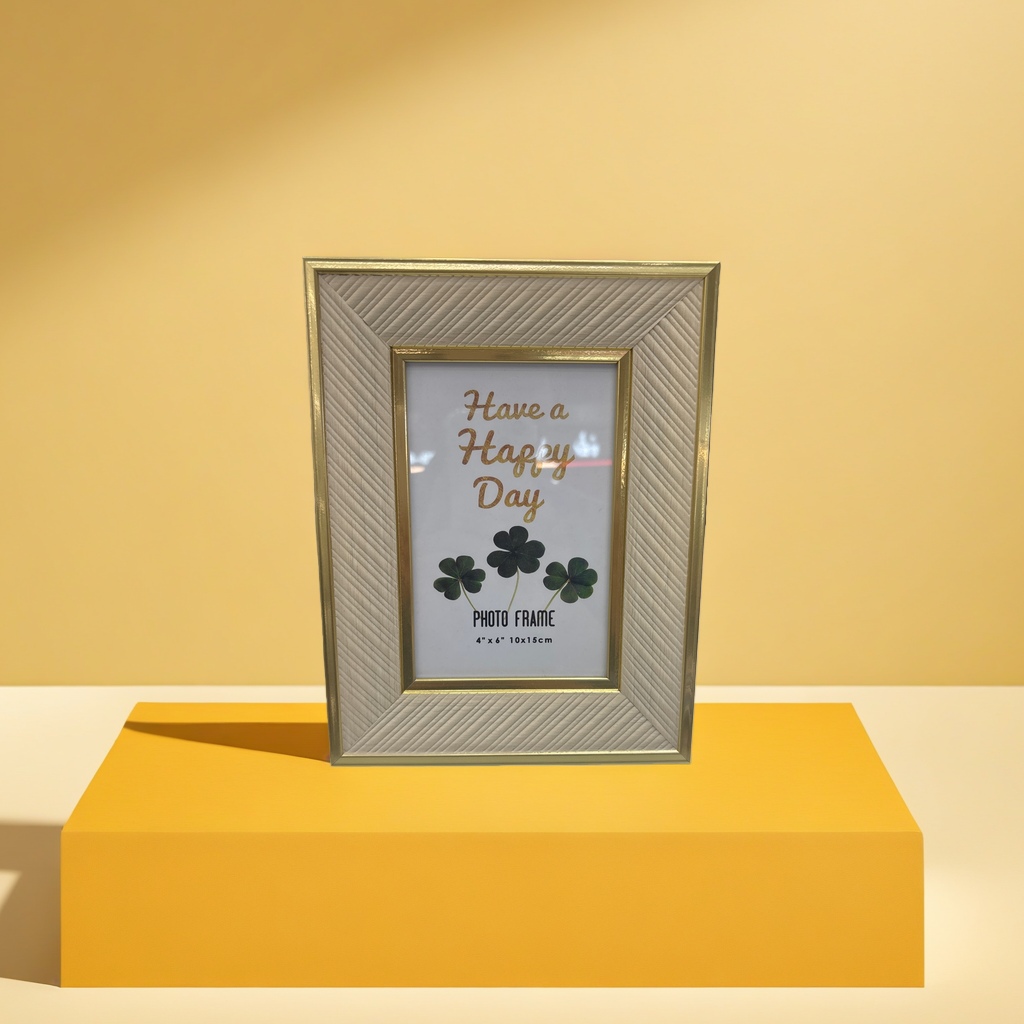Imitation metal decorative photo frame 30x40cm, simple style home decoration picture frame, excellent gift Specification image