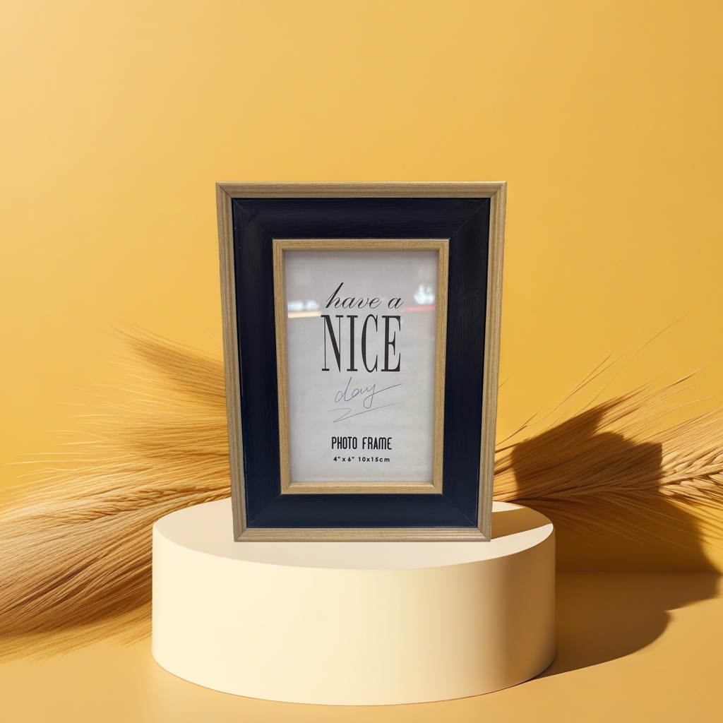 Wood-like decorative photo frames for the living room, simple style home decoration picture frames, and home wall decoration