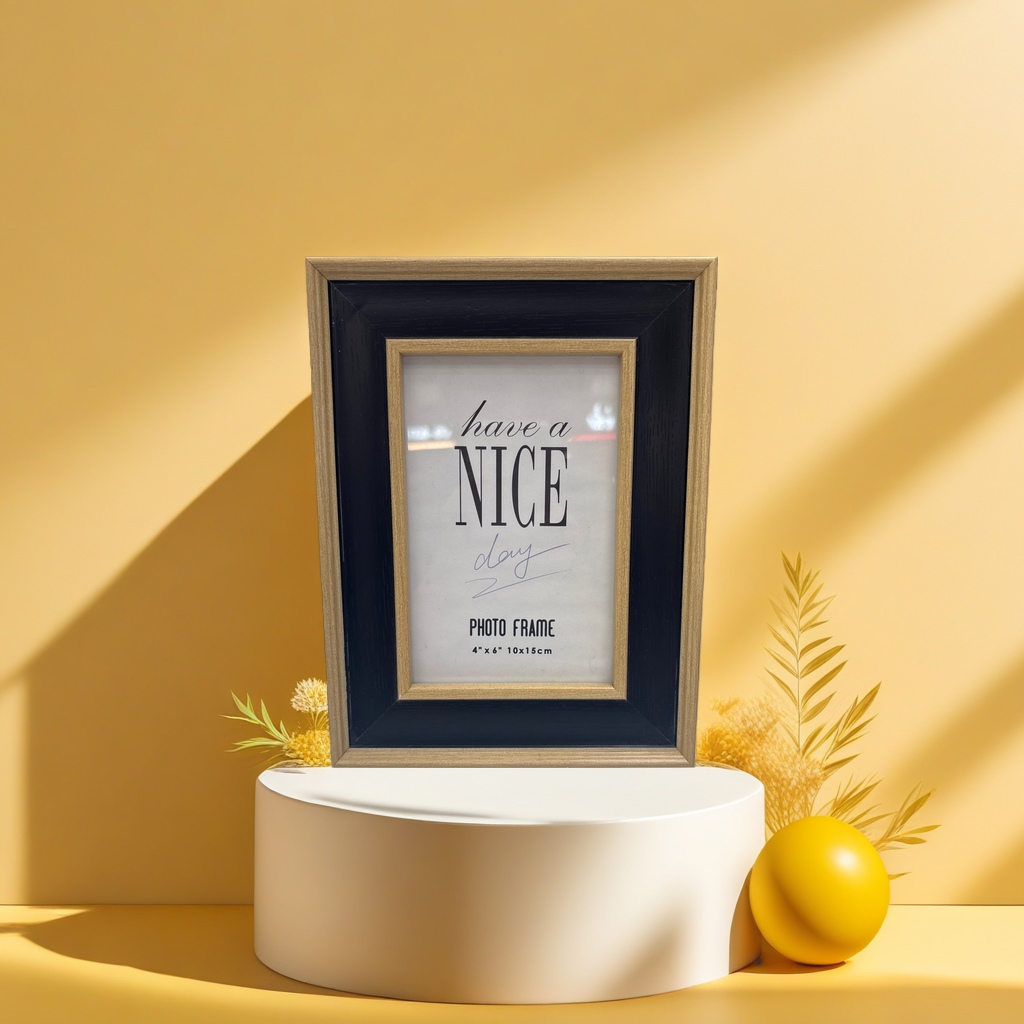 Wood-like decorative photo frames for the living room, simple style home decoration picture frames, and home wall decoration Specification image