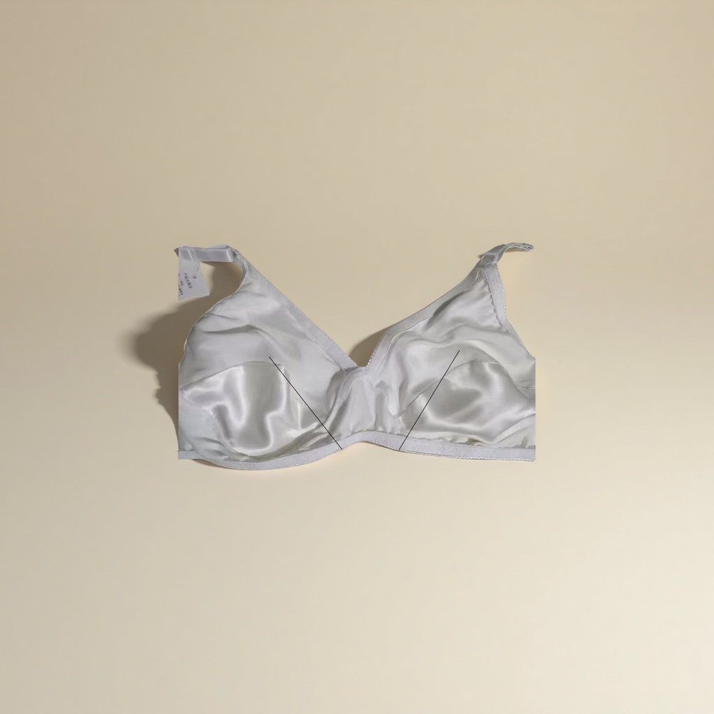 This thin bra is made of 100% comfortable, breathable and soft mulberry silk